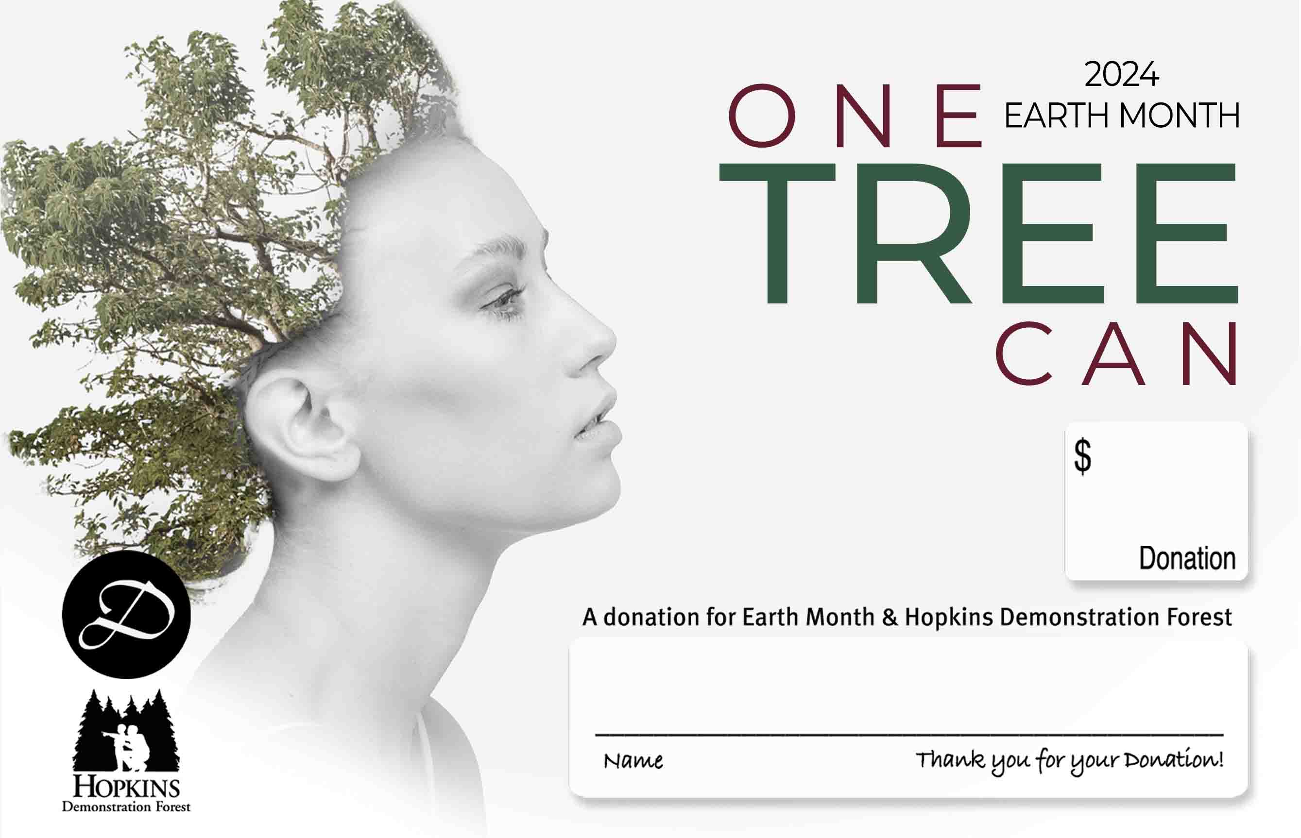 Image of Dosha's earth month donation cards in-store