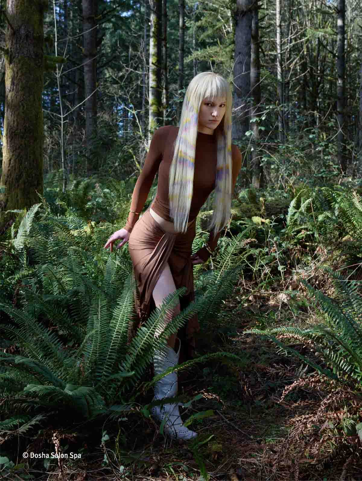 Imprinted - a nature inspired photoshoot by dosha creative team at hopkins demonstration forest