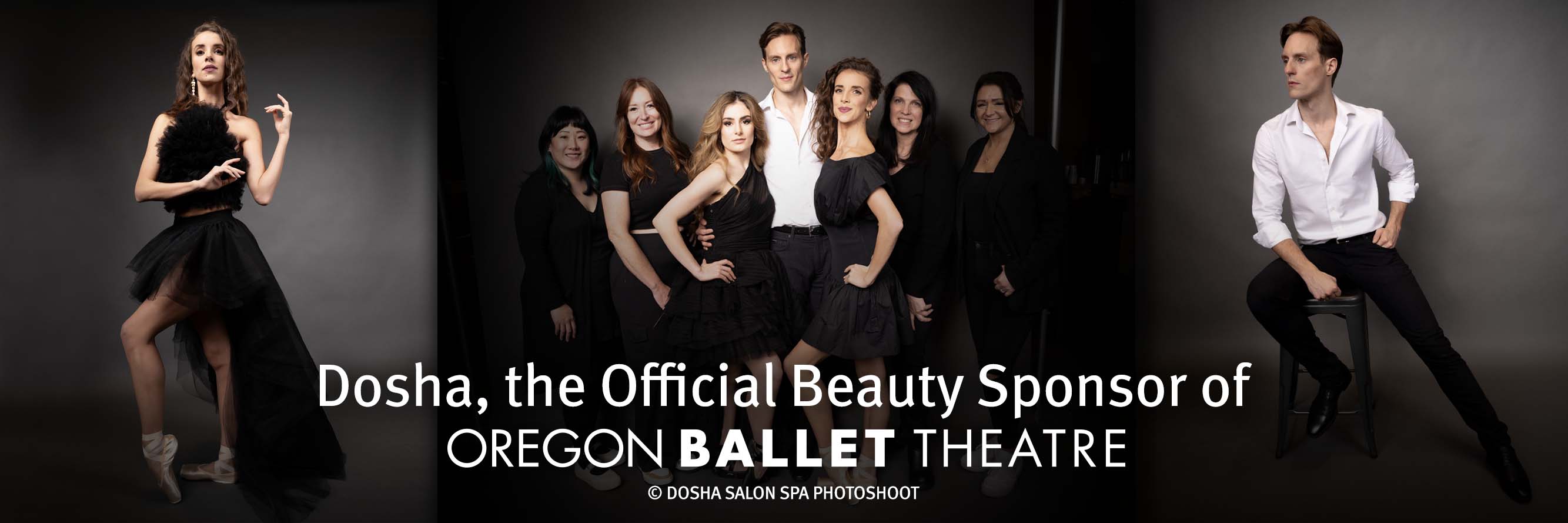 Image of oregon ballet dancers with dosha creative team