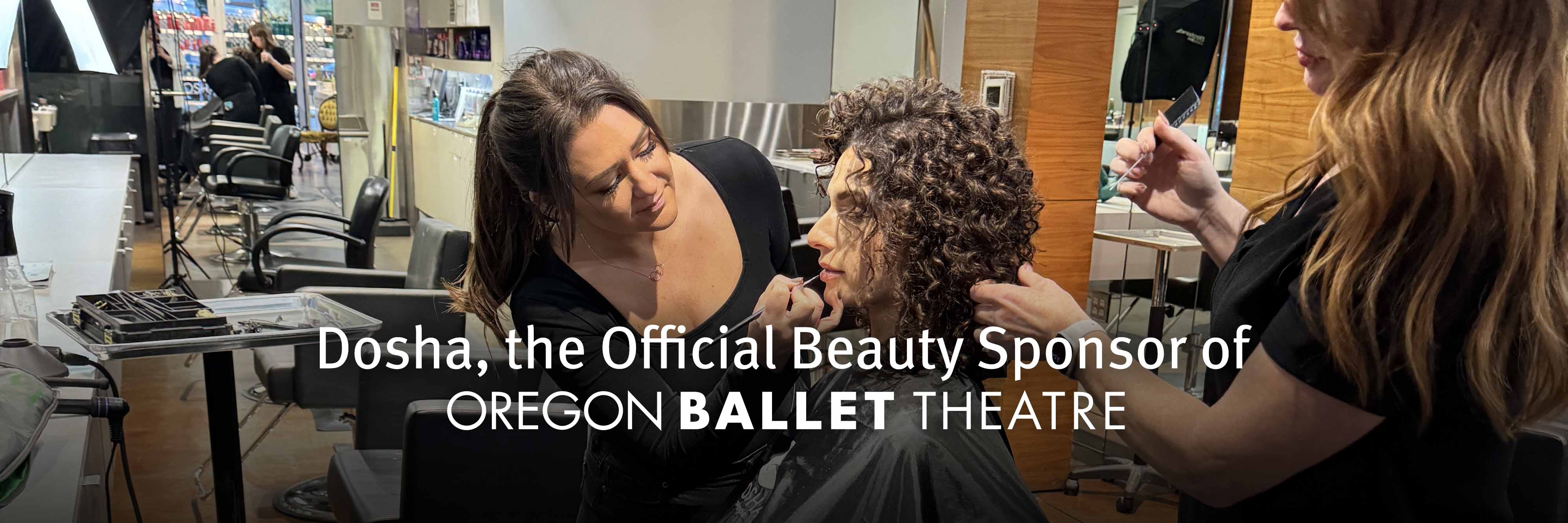 Image of oregon ballet dancer Lauren flower with dosha creative team