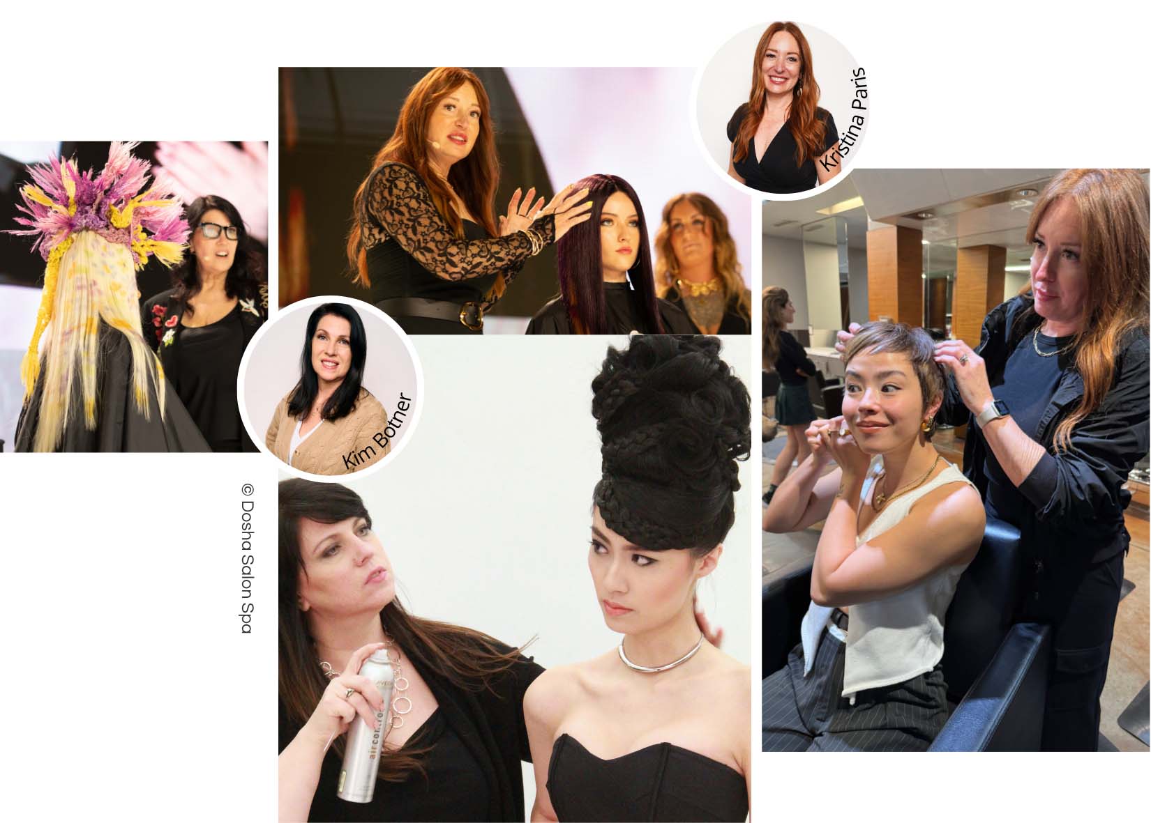 Kim Botner and Kristina Paris who are ahead in their field as educators and master stylists