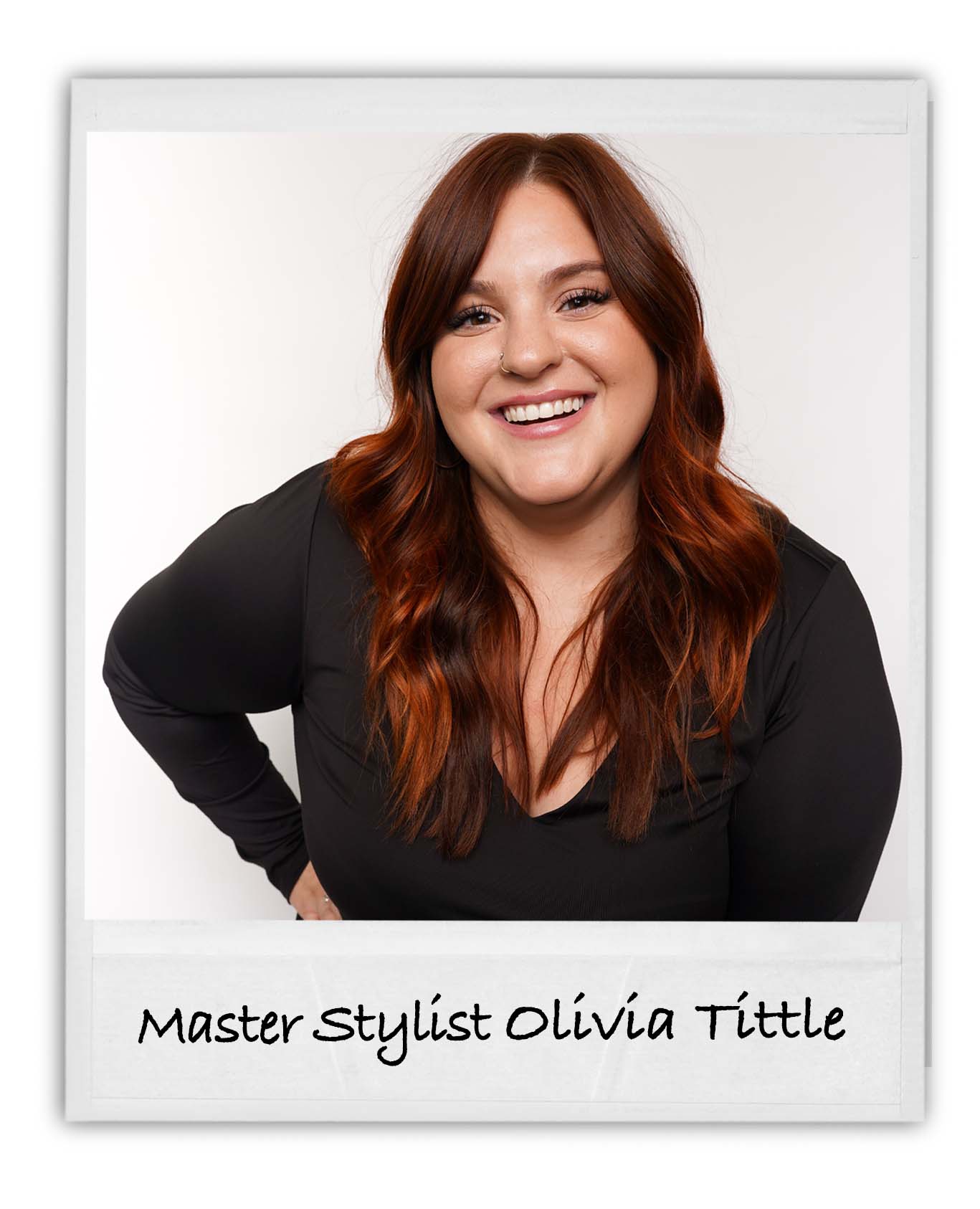 Image of Master stylist olivia tittle with red hair