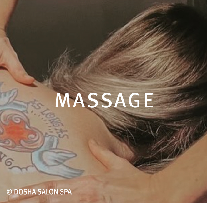 Image of a guest receiving a massage