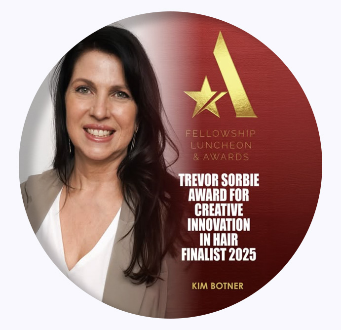 Kim Botner, 2025 finalist for the Trevor Sorbie award for creative innovation in hair