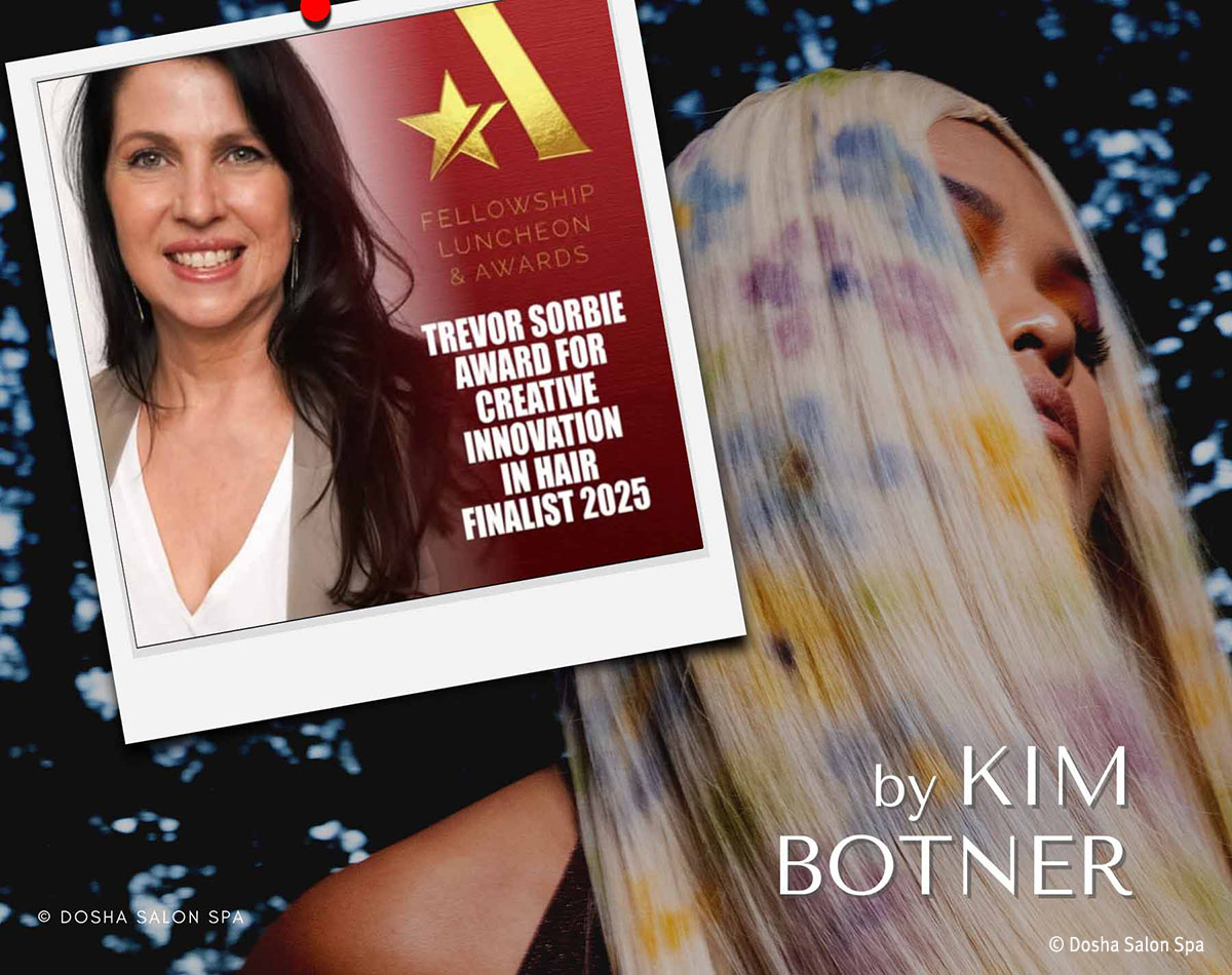 Creative director Kim Botner received a nomination for the Trevor Sorbie award for creative innovation in hair for 2025 