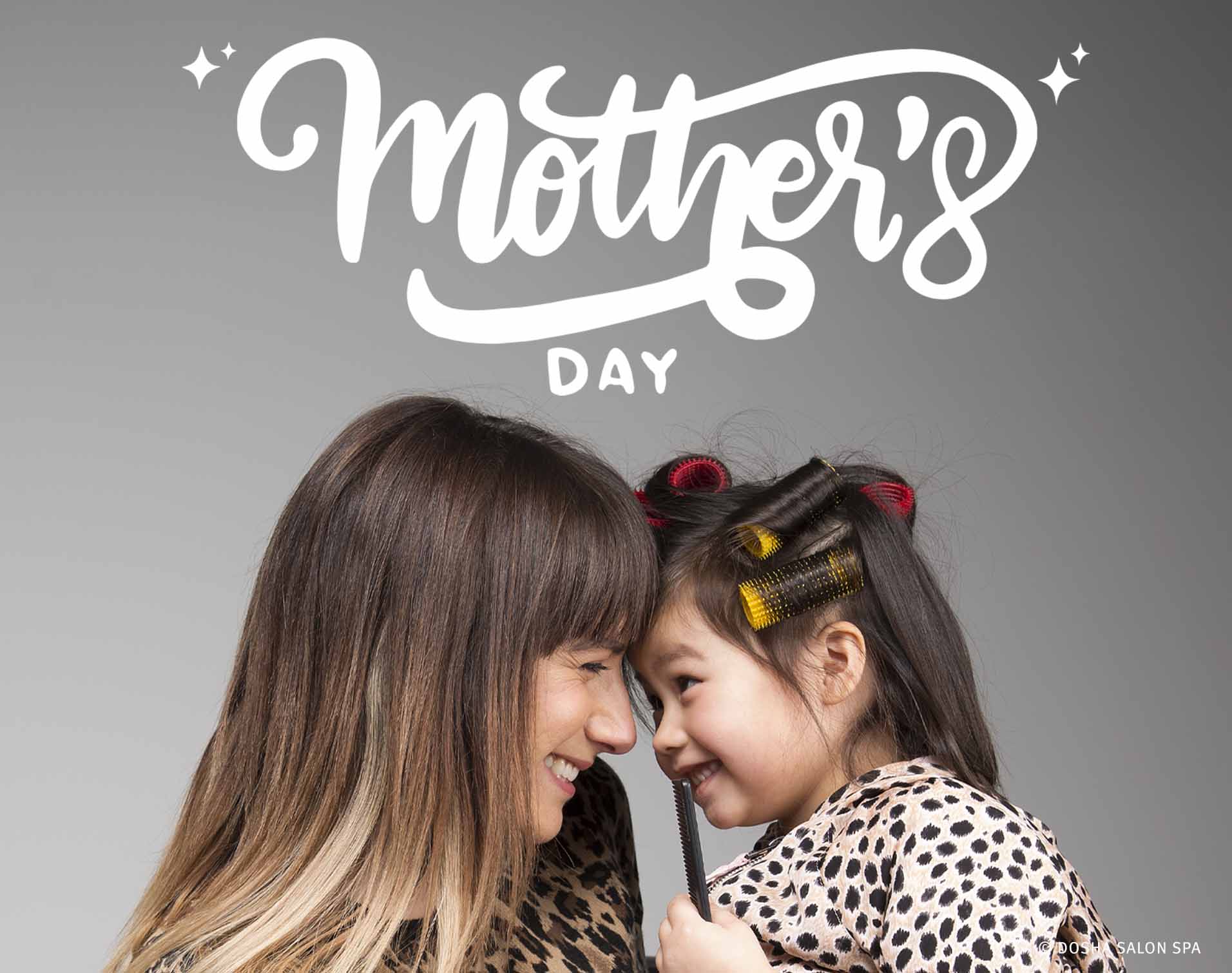 Image of Master Stylist Doza Barcelona with her child on mother's day