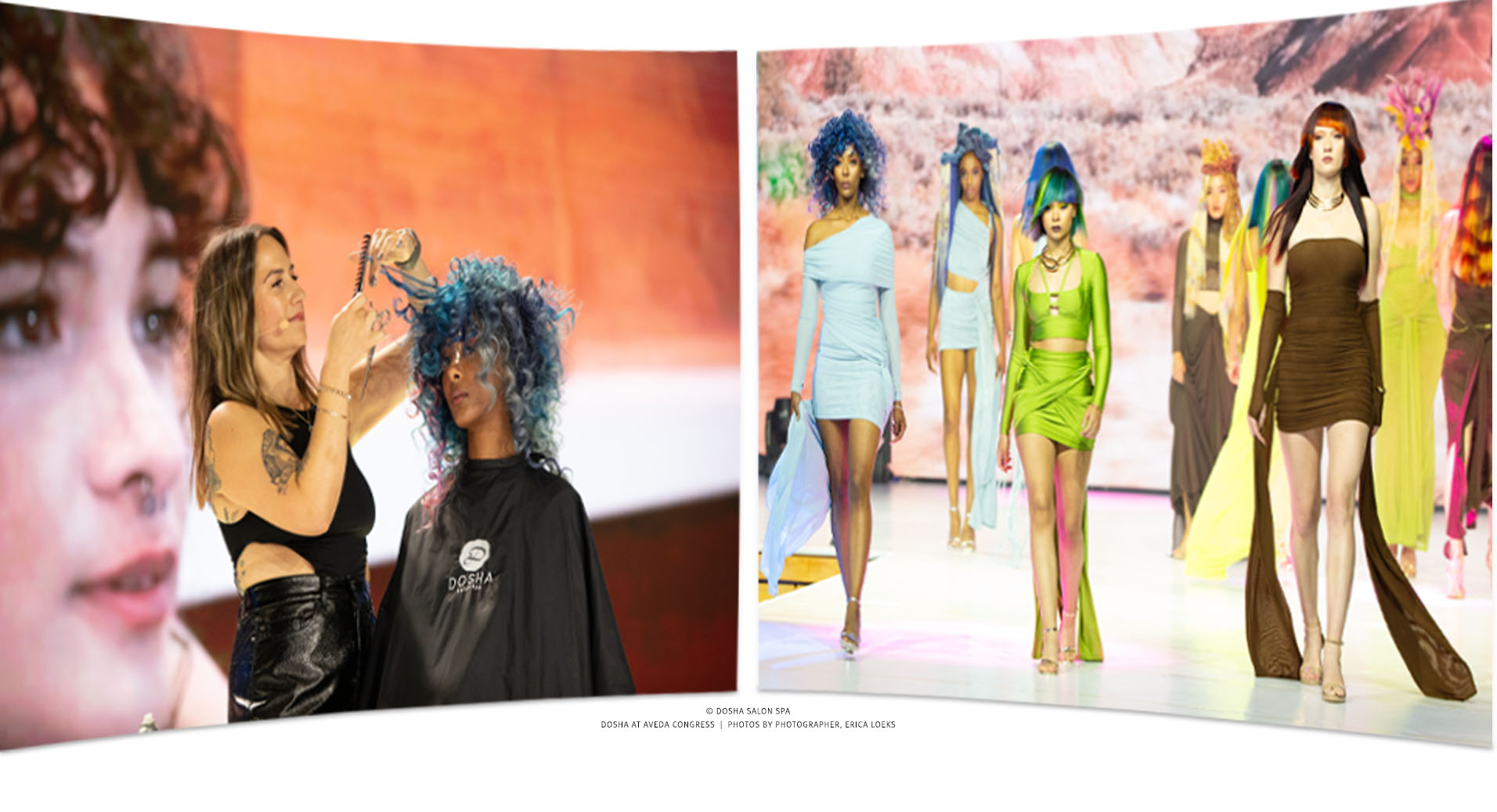 Our work on runways at Aveda Congress