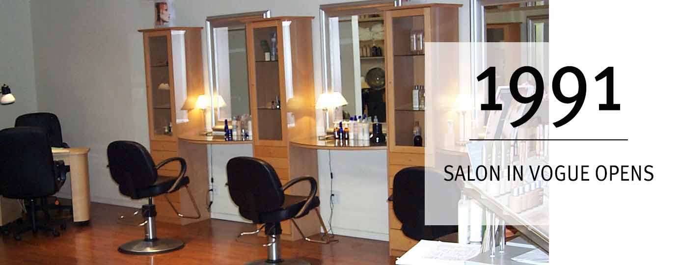 Dosha history - Salon in Vogue opens in 1991
