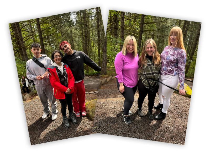 image of our Earth Month event at hopkins demonstration forest on April 28th from 1030am - 1pm