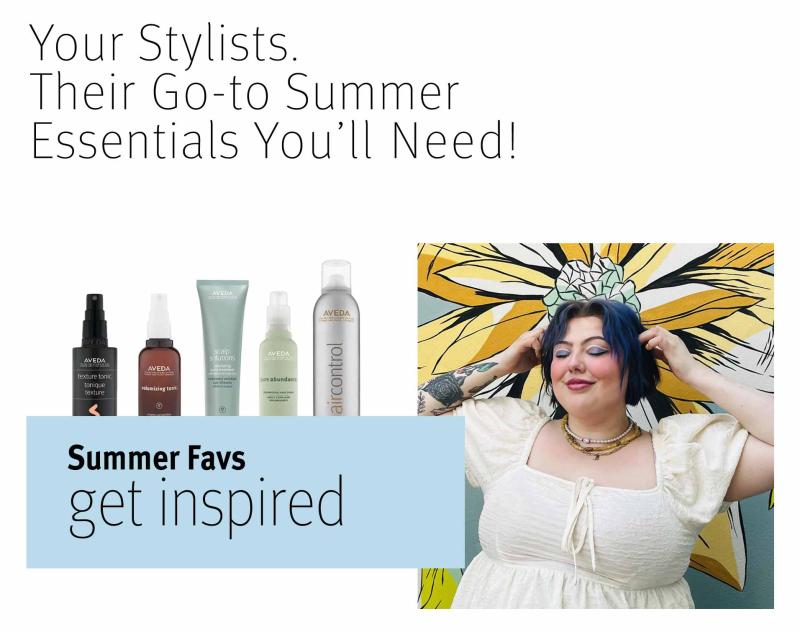 Image of Dosha Stylists favorite Aveda products.