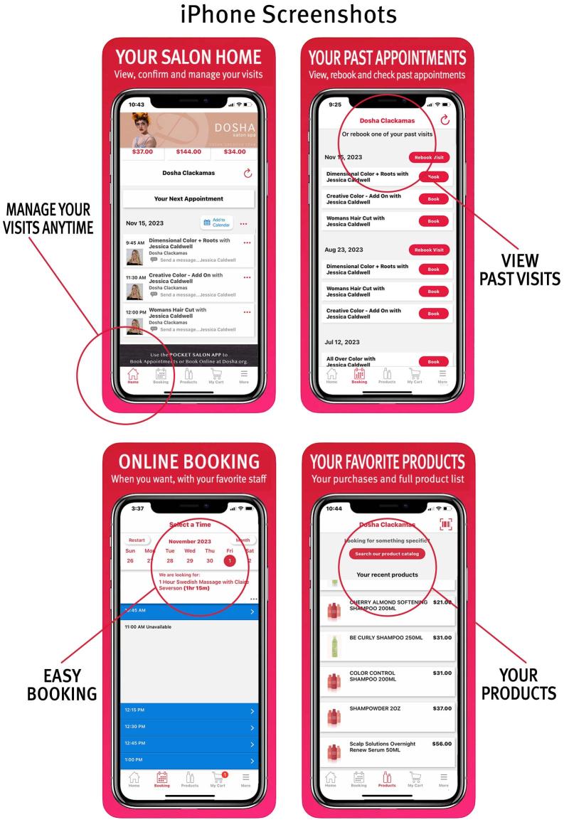 We have an app - Pocket Salon!