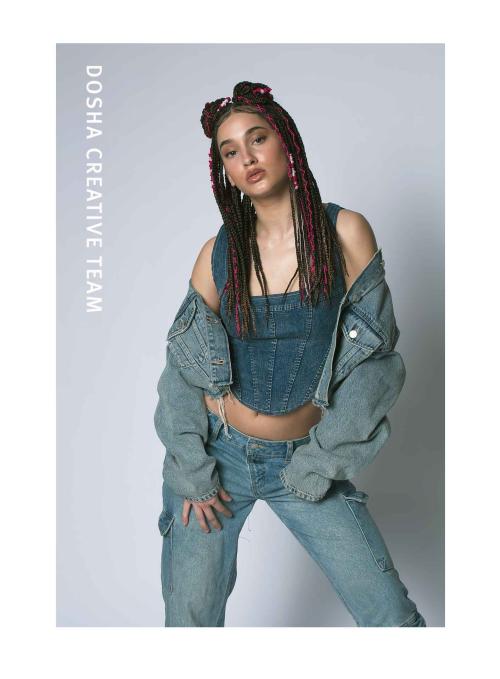 ​​​​image of braids and denim photoshoot