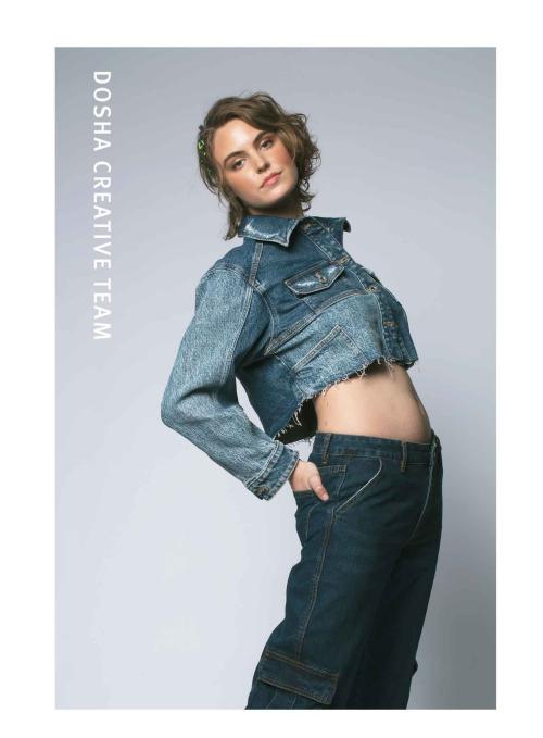 image of braids and denim photoshoot