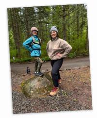 image of our Earth Month event invite at hopkins demonstration forest on April 28th from 1030am - 1pm