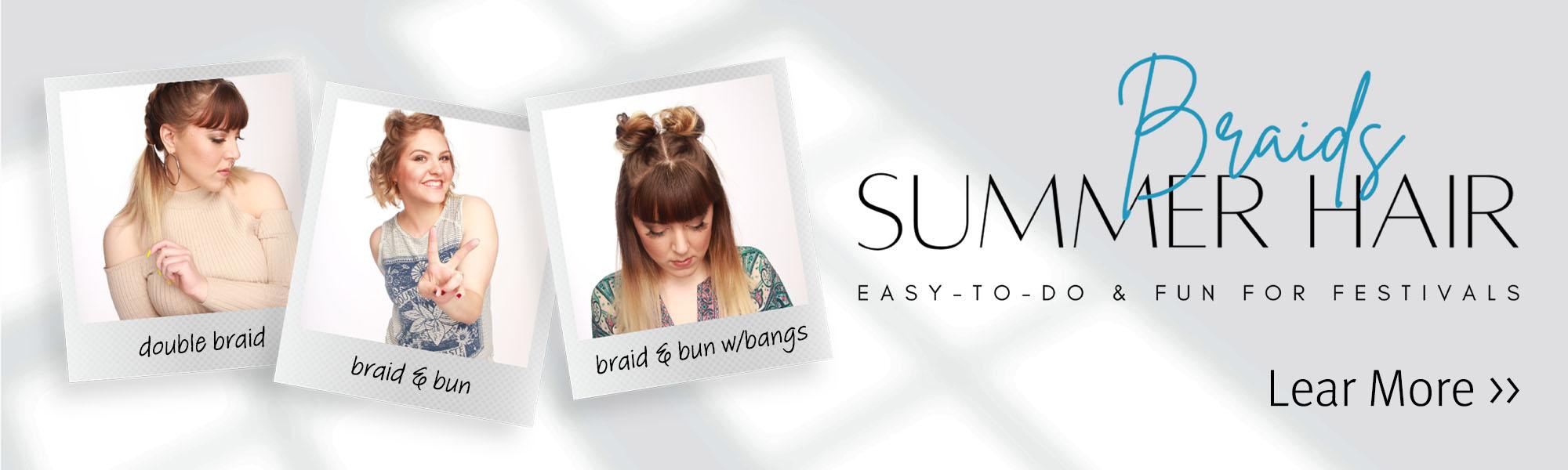 Image of our summer hair and braids blog