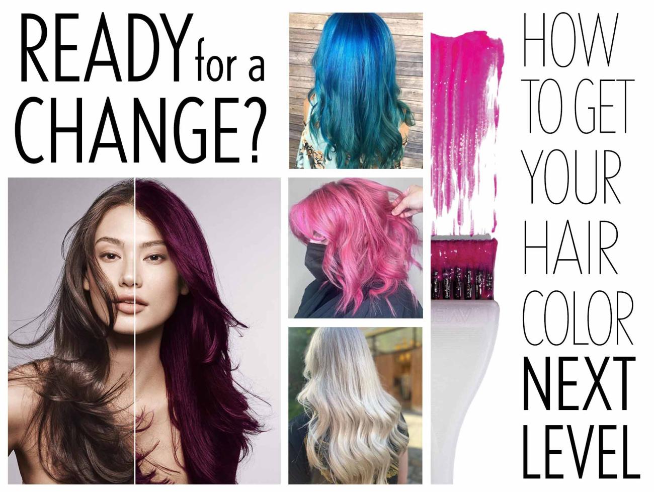 Image of women with different hair color. 