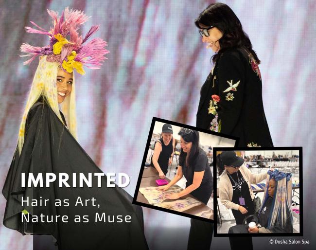 Dosha Creative Director Kim Botner presenting her work on the global stage at Aveda Congress