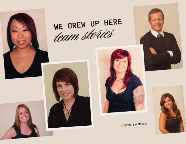 Stylists who grew up at Dosha Salon Spa