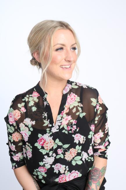 Master Stylist Hannah Anderson hannah, stylist, master, aveda, professional, office, hair, hairstyle, step by step