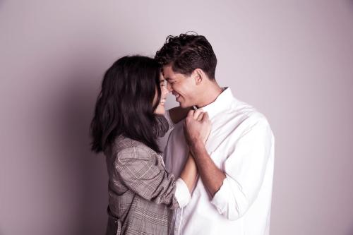 Love is Love Models posing in Valentines day hair and makeup photoshoot